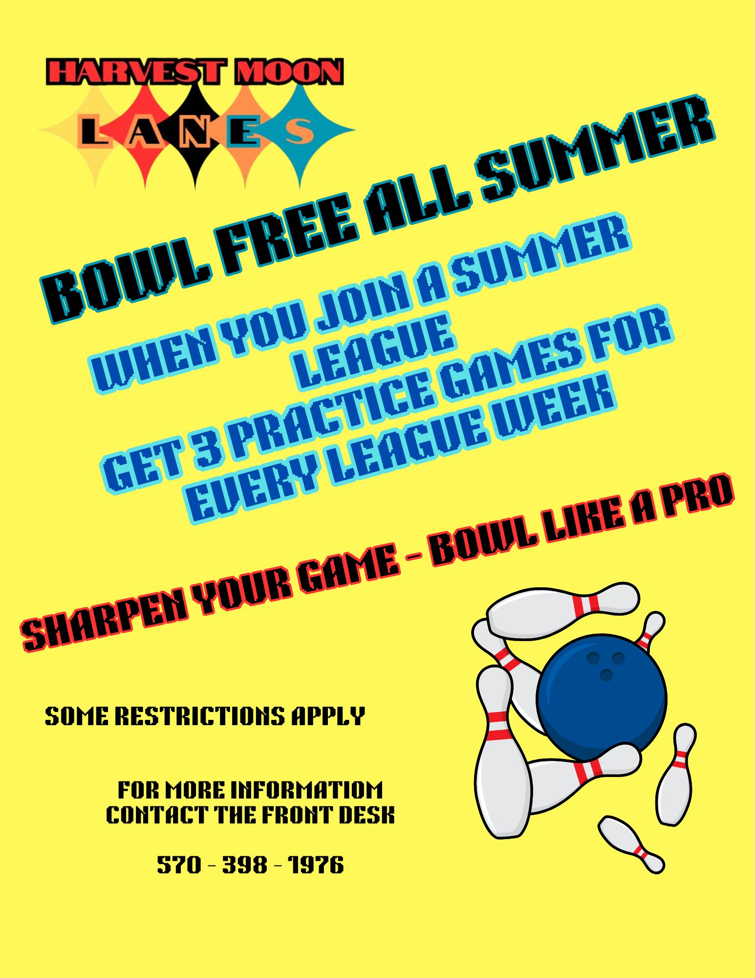 bowl free all summer